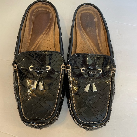 Naturalizer Brown Leather Slid-on Loafer Shoes Size 8 1/2 M - Picture 1 of 10